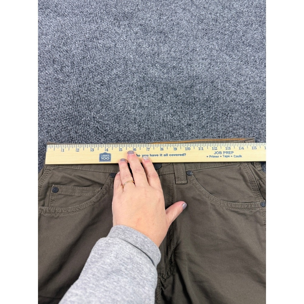 Ridgecut Toughwear Carpenter Pants Mens 30x32 Brown Canvas Utility Workwear - Picture 12 of 14